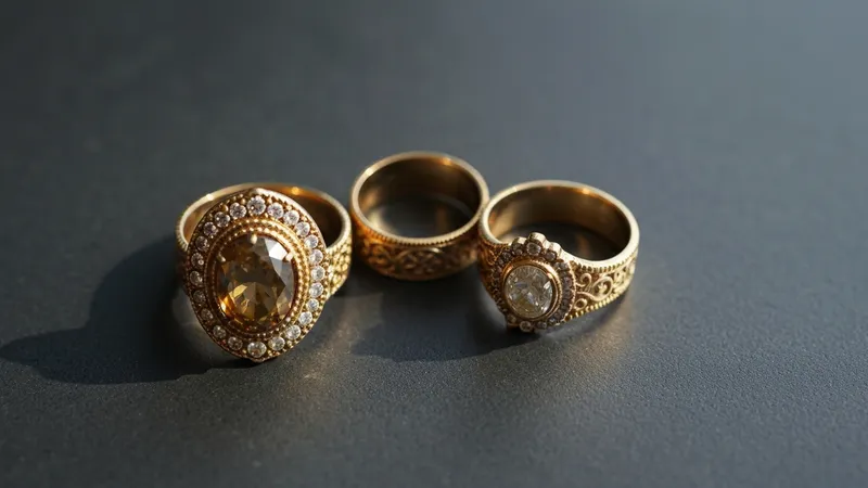 Design et styles de bagues en ambre